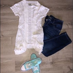 Vanity short sleeve cardigan